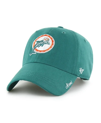 '47 Brand Women's Aqua Miami Dolphins Legacy Miata Clean Up Adjustable Hat