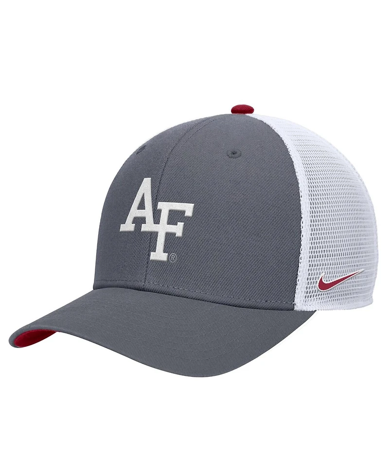 Nike Men's Silver Air Force Falcons Rivalry Rise Adjustable Trucker Hat
