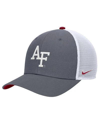 Nike Men's Silver Air Force Falcons Rivalry Rise Adjustable Trucker Hat