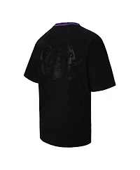 Mitchell & Ness Men's and Women's Black Toronto Raptors Playmaker Logo T-Shirt