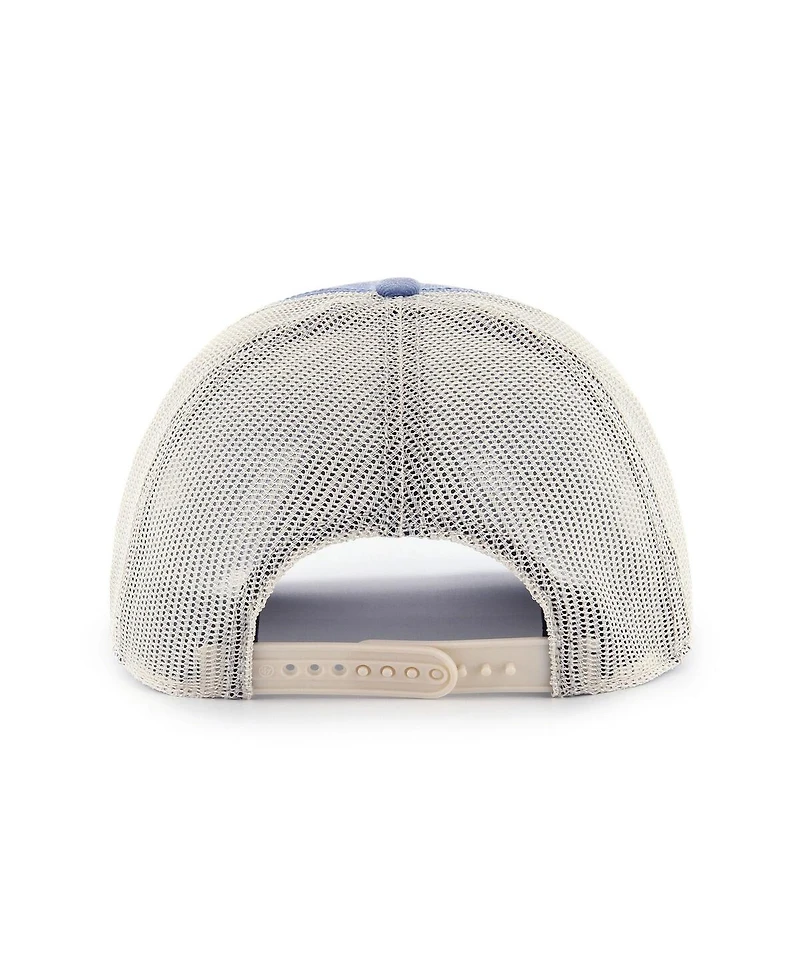 '47 Brand Men's Blue New York Rangers Canteen Pigment Dyed Patch Trucker Adjustable Hat