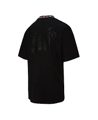 Mitchell & Ness Men's and Women's Black Vancouver Grizzlies Playmaker Logo T-Shirt