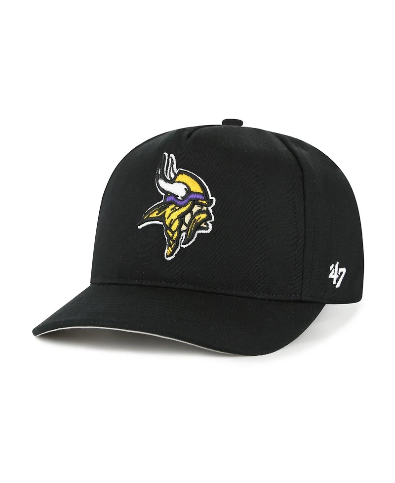 '47 Brand Men's Black Minnesota Vikings Hitch Adjustable Hat