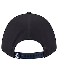 New Era Women's Navy Detroit Tigers Metallic A-Frame 9FORTY Adjustable Hat