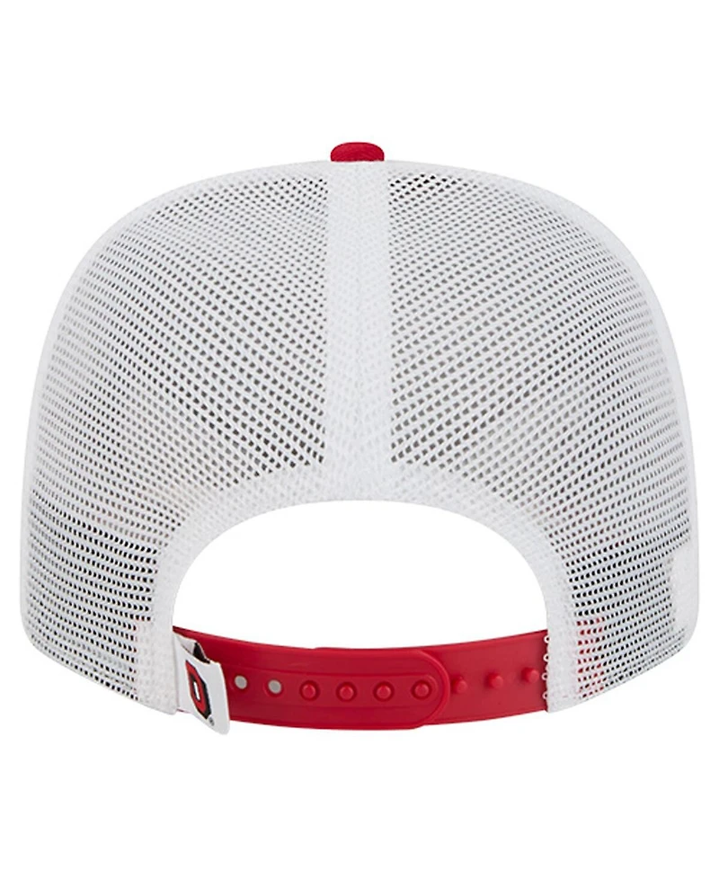 New Era Men's Scarlet Ohio State Buckeyes Team 9SEVENTY Coolera Trucker Adjustable Hat