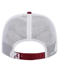 New Era Men's Crimson Alabama Crimson Tide Team 9SEVENTY Coolera Trucker Adjustable Hat