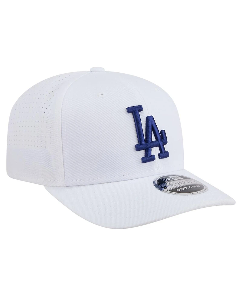 New Era Men's White Los Angeles Dodgers Coolera 9SEVENTY Adjustable Hat