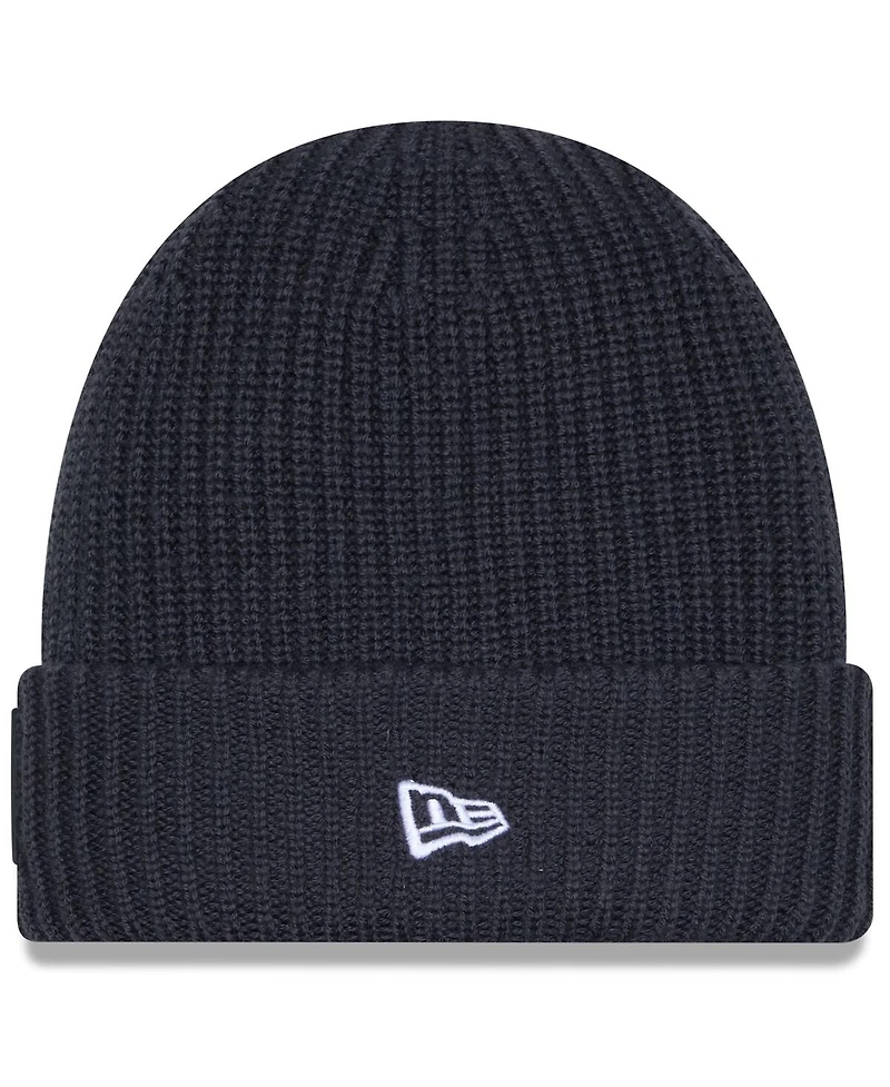 New Era Men's Charcoal Las Vegas Raiders 2025 Sideline Cold Weather Cuffed Knit Hat