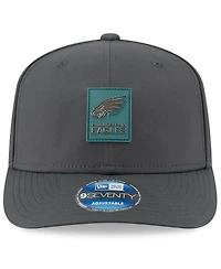 New Era Men's Charcoal Philadelphia Eagles 2025 Sideline Cold Weather 9SEVENTY Adjustable Hat