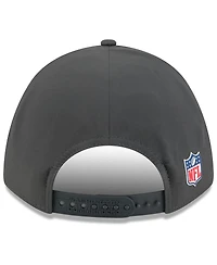 New Era Men's Charcoal Washington Commanders 2025 Sideline Cold Weather 9FORTY M-Crown Adjustable Hat
