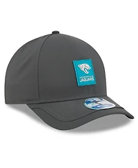 New Era Men's Charcoal Jacksonville Jaguars 2025 Sideline Cold Weather 9FORTY M-Crown Adjustable Hat