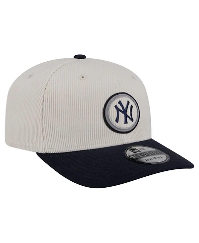 New Era Men's Cream New York Yankees Loyal 9SEVENTY Adjustable Hat