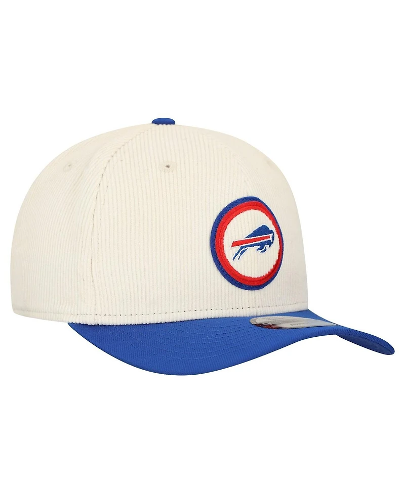 New Era Men's Stone Buffalo Bills Loyal Corduroy 9SEVENTY Adjustable Hat