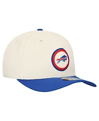 New Era Men's Stone Buffalo Bills Loyal Corduroy 9SEVENTY Adjustable Hat