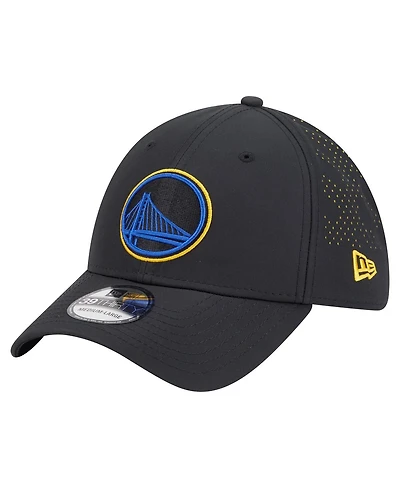 New Era Men's Black Golden State Warriors Night 39THIRTY Flex Hat