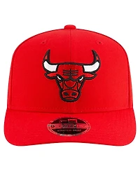New Era Men's Red Chicago Bulls 9SEVENTY Stock Adjustable Hat