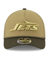 New Era Men's Green New York Jets 2025 Salute to Service 9FORTY A-Frame M-Crown Adjustable Hat