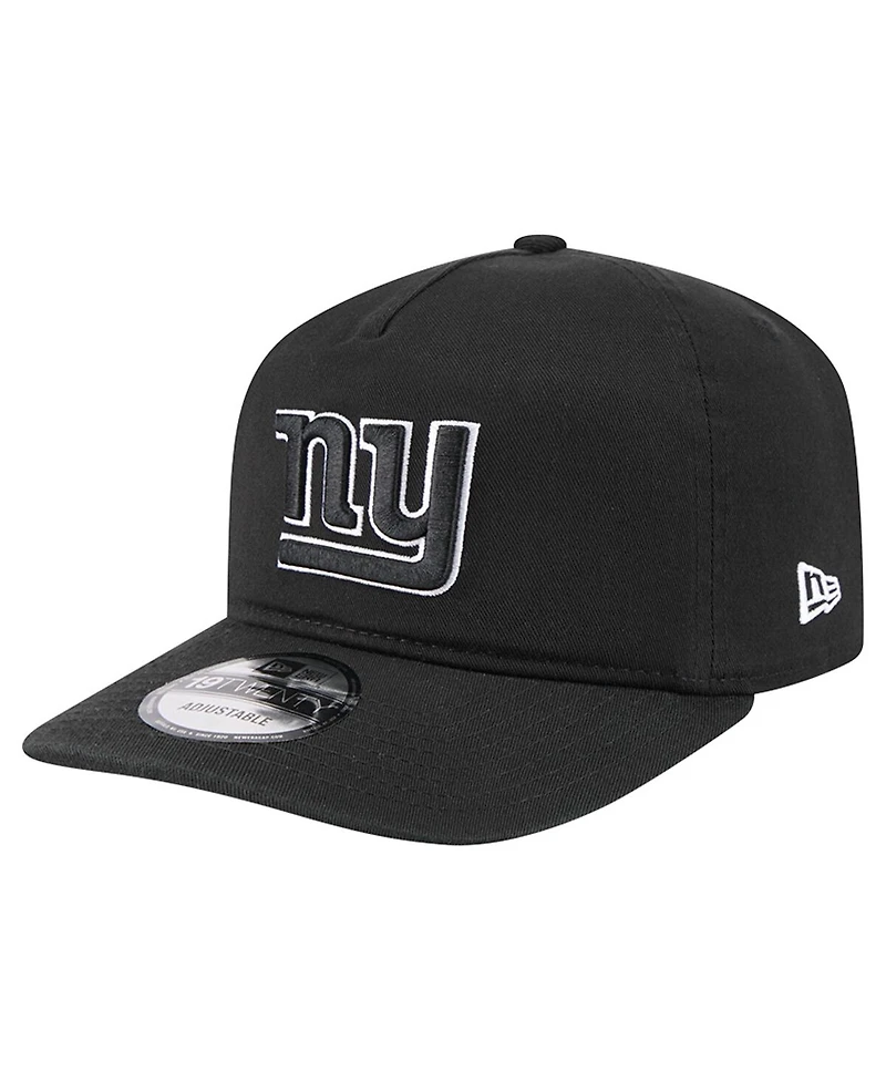 New Era Men's Black/White New York Giants 19TWENTY Adjustable Hat