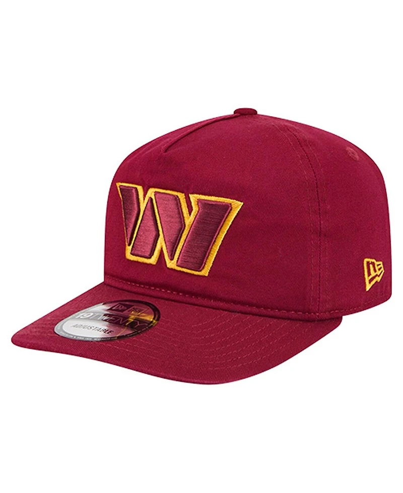 New Era Men's Burgundy Washington Commanders Team 19TWENTY Adjustable Hat