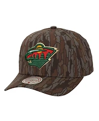 Mitchell & Ness Men's Camo Minnesota Wild Hidden Camo Pro Crown Adjustable Hat