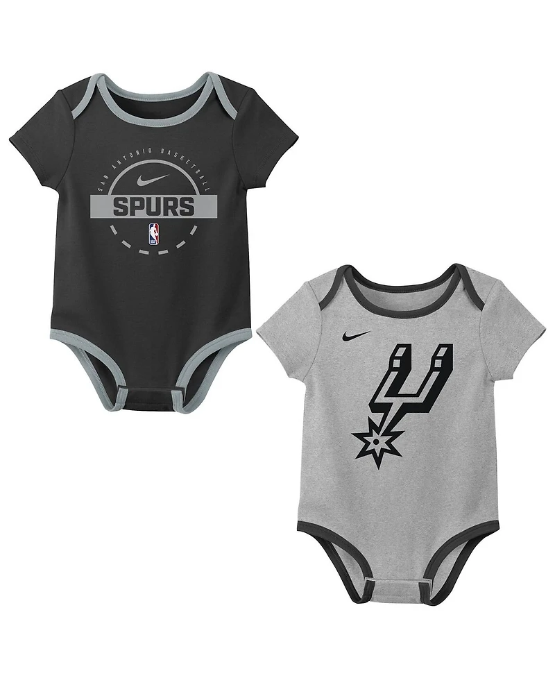Nike Baby Boys and Girls 2-Piece San Antonio Spurs Bodysuit Set