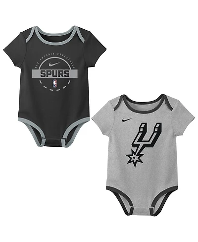 Nike Baby Boys and Girls 2-Piece San Antonio Spurs Bodysuit Set