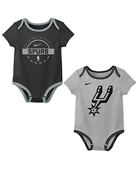 Nike Baby Boys and Girls 2-Piece San Antonio Spurs Bodysuit Set