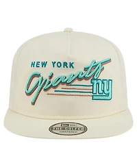 New Era Men's Cream New York Giants Liberty Golfer Adjustable Hat