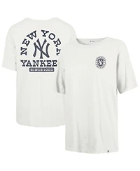 '47 Brand Women's Natural New York Yankees Back Canyon Sadie T-Shirt