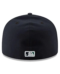 New Era Men's Navy Seattle Mariners 2025 Mlb Postseason Side Patch 59FIFTY Fitted Hat