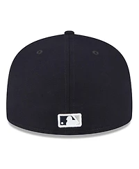 New Era Men's Navy York Yankees 2025 Mlb Postseason Side Patch 59FIFTY Fitted Hat