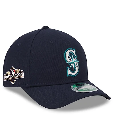 New Era Men's Navy Seattle Mariners 2025 Mlb Postseason 9FORTY M-Crown Adjustable Hat