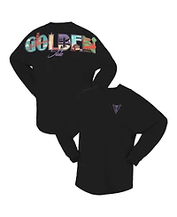Spirit Jersey Women's Eclipse Black Golden State Valkyries Oversized Preppy City Long Sleeve T-Shirt