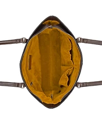 Patricia Nash Meka Bark Leaves Textured Tote Bag