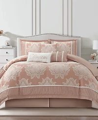 Stratford Park Therese Damask 7-Pc. Comforter Set