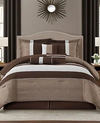 Stratford Park Corell Black 7-Pc. Comforter Set