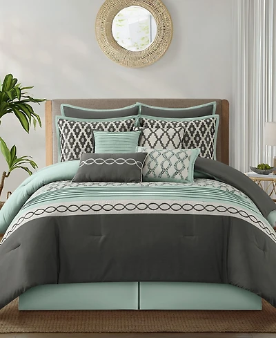 Stratford Park Caval 10-Piece Comforter Set, California King