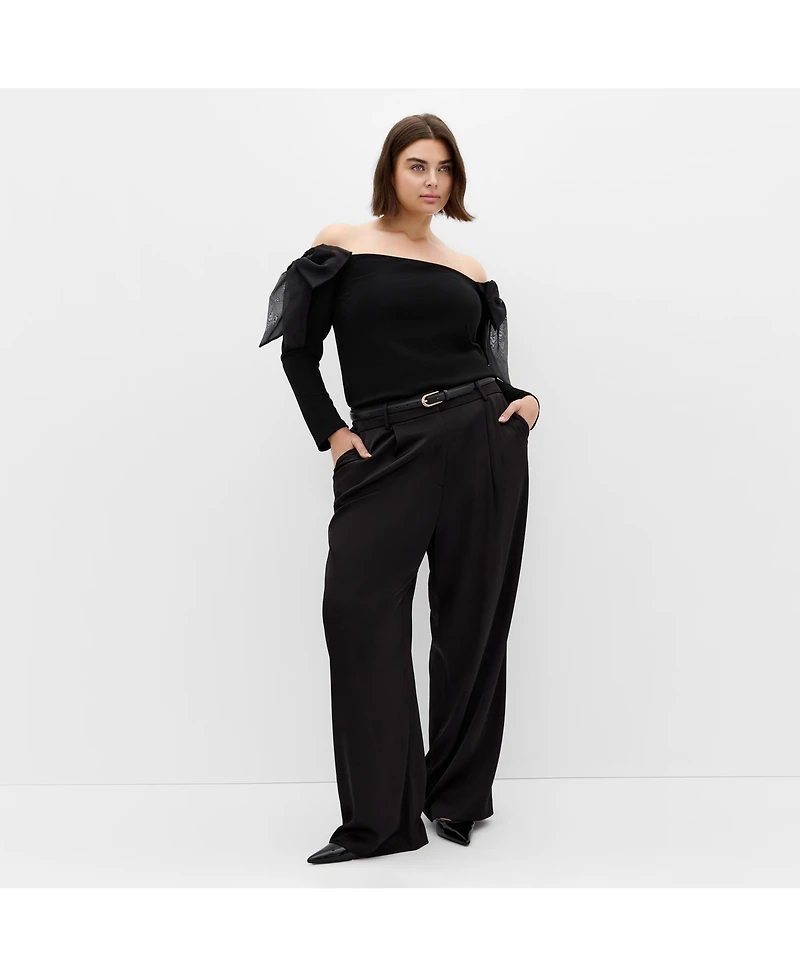 City Chic Women's Stacie Off Shoulder Top