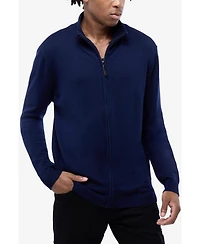 Xray Men's Full Zip Mock Neck Sweater