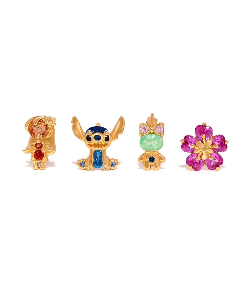 Girls Crew Crystal Disney Lilo Stitch Earring Set