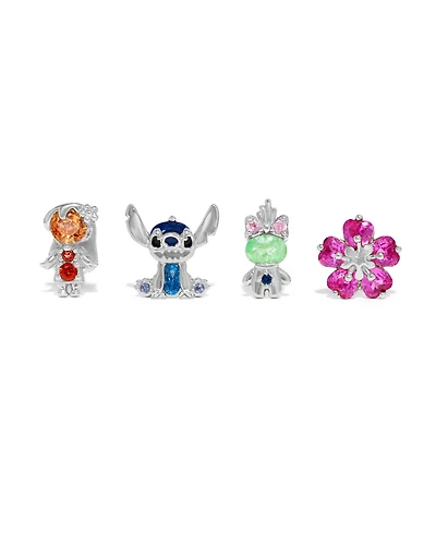 Girls Crew Crystal Disney Lilo Stitch Earring Set