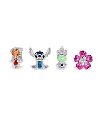 Girls Crew Crystal Disney Lilo Stitch Earring Set