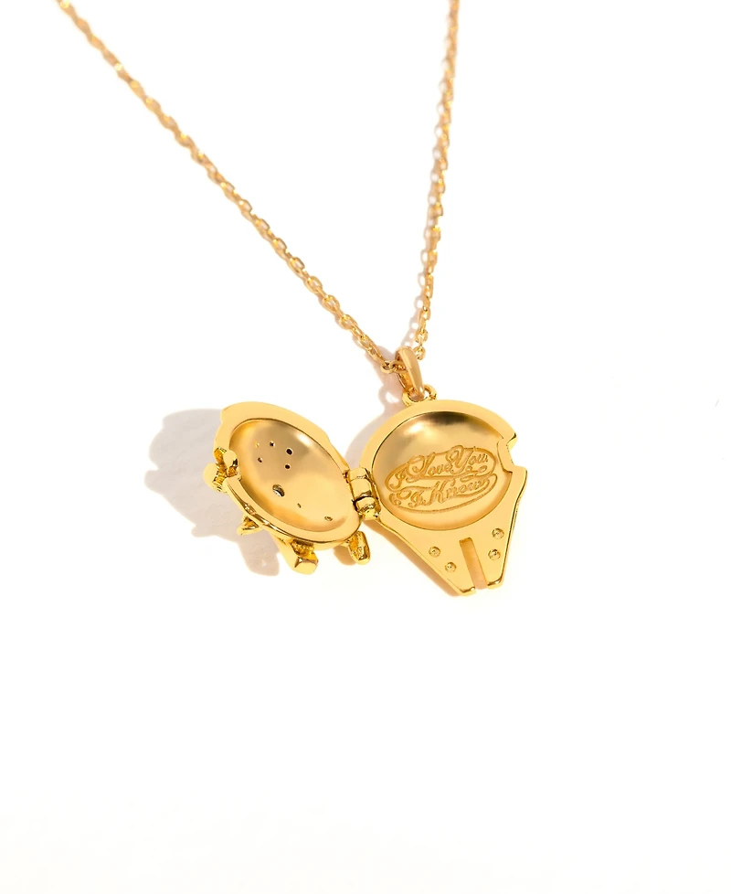 Girls Crew Star Wars Millennium Falcon Locket Necklace