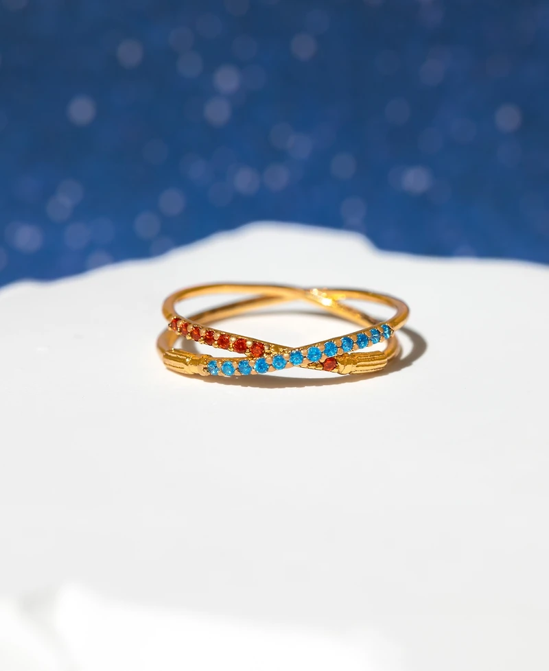 Girls Crew Star Wars Lightsaber Duel Crystal Ring