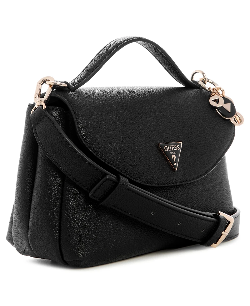 Guess Evie Top Handle Flap Small Crossbody Bag
