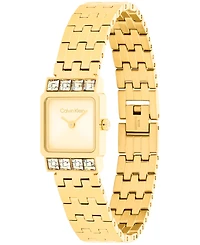 Calvin Klein Women's Poise Gold Tone Stainless Steel Bracelet Watch, 16mm