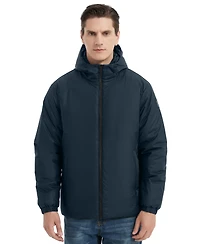 Hawke & Co. Men's Long Sleeve Highly Rain Resistant Insulated Stretch Jacket