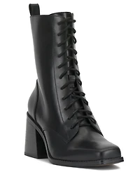 Vince Camuto Women's Safina Lace-Up Block-Heel Booties