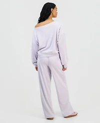 Grayson Threads The Label Juniors Hello Kitty Velour Off The Shoulder Sweatshirt Joggers