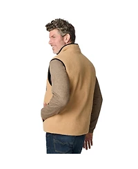 Free Country Men's Atlas Ii Quilted Reversible Sherpa Vest